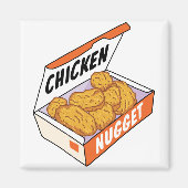 Aimant Boîte à nugget de poulet (Devant)