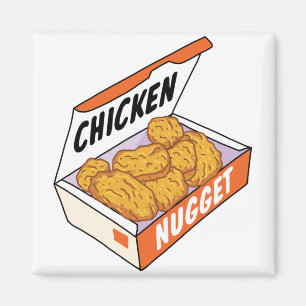 Aimant Boîte à nugget de poulet
