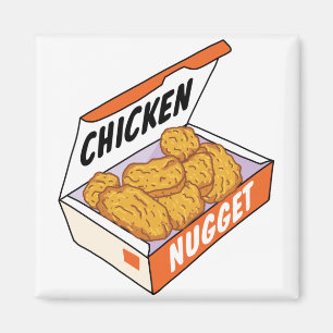 Aimant Boîte à nugget poulet