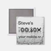 Aimant Boîte à outils de Steve (Recto/Verso)