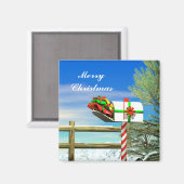 Aimant Boîte aux lettres de Noël (Recto/Verso)