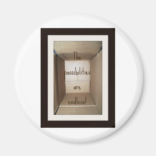 Aimant boîte de carton vide2 (Devant)