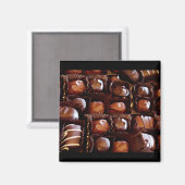 Aimant Boîte de chocolat, Chocolat-bonbon tentant (Recto/Verso)