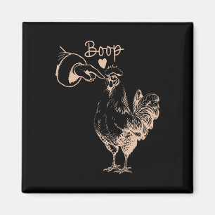 Aimant Boite de poulet Ferme de Noël Animaux de Noël Poul