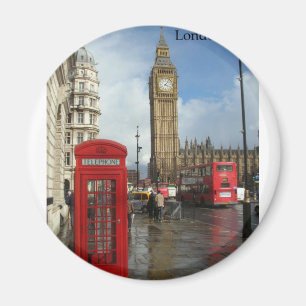 Aimant Boîte de téléphone de Londres Big Ben (par St.K