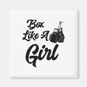 Aimant Boîte Drôle Comme Une Fille T Chemise T Gant De Bo