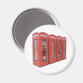 Aimant Boîte téléphonique Londres (Recto/Verso)