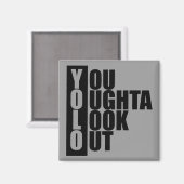 Aimant Boîte verticale YOLO (Recto/Verso)