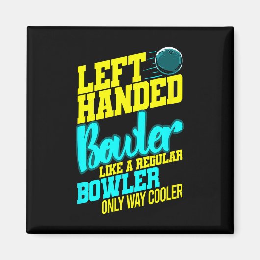 Aimant Bol Bowl à gauche Byll Humour Bowling Striker (Devant)