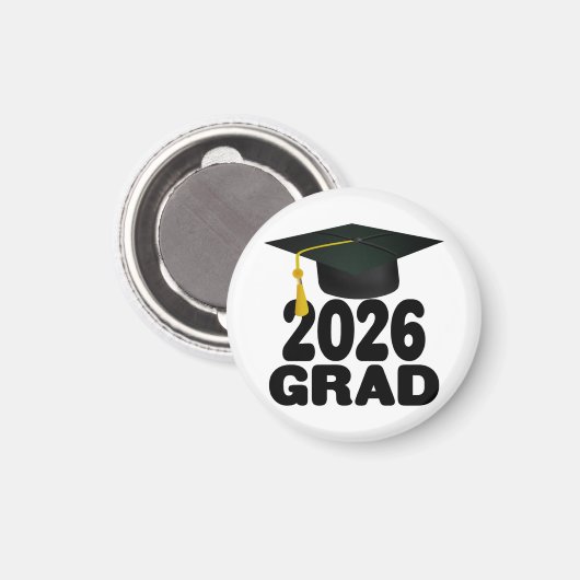 Aimant Bold Class of 2026 Graduation (Recto/Verso)