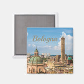 Aimant Bologne Émilie Romagne Italie Panorama cadeau (Recto/Verso)