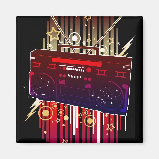 Aimant Bombe Boombox (Devant)