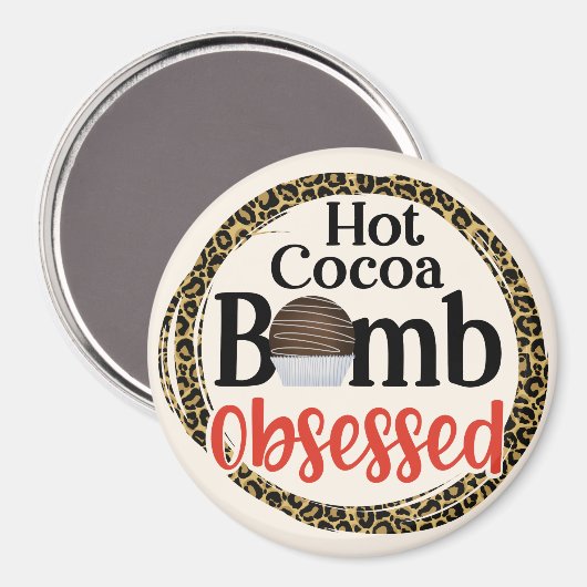 Aimant Bombe de cacao chaud (Recto/Verso)