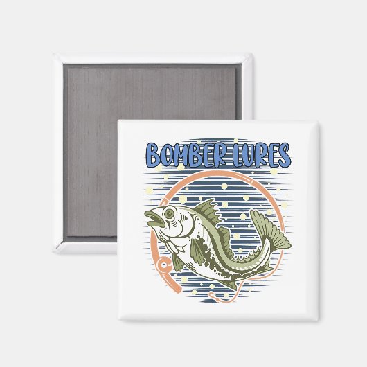 Aimant Bomber Lures Chasse Hobby Hunter Pêche Pâque (Recto/Verso)