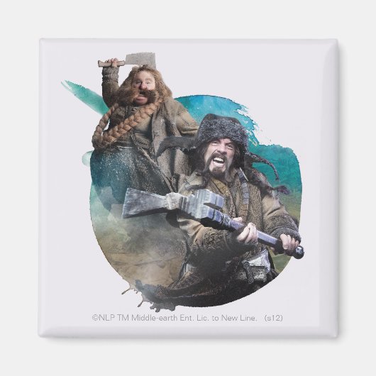 Aimant Bombur et Bofur (Devant)