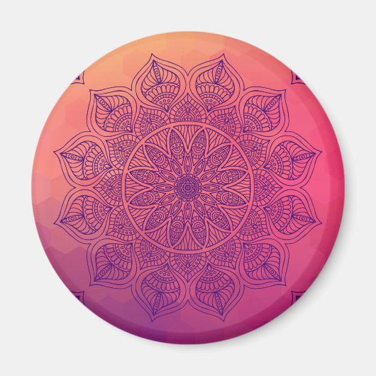 Aimant Bon mandala (Devant)