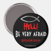 Aimant Bon sang ! Ayez très peur gotGod316.com Écriture (Recto/Verso)