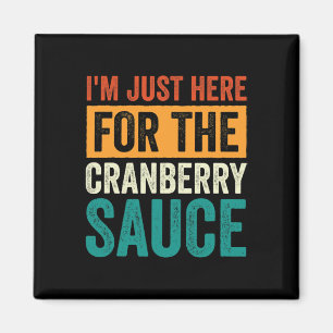 Aimant Bon thanksgiving à la gelée à la sauce canneberge