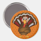 Aimant Bon thanksgiving meilleur (Recto/Verso)