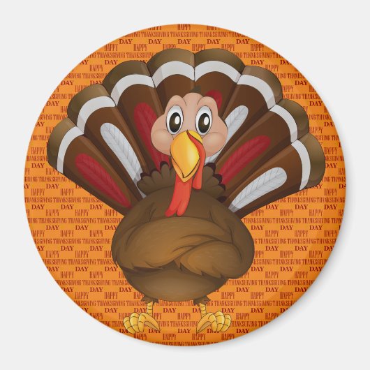 Aimant Bon thanksgiving meilleur (Devant)