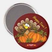 Aimant Bon thanksgiving meilleur (Recto/Verso)
