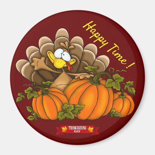 Aimant Bon thanksgiving meilleur (Devant)