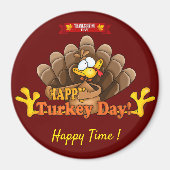 Aimant Bon thanksgiving meilleur (Devant)