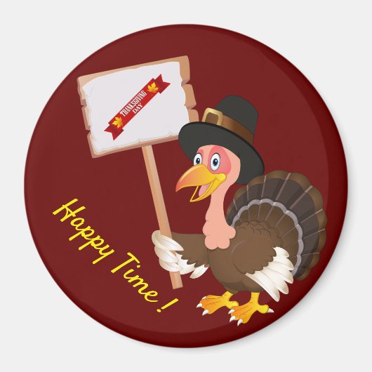 Aimant Bon thanksgiving meilleur (Devant)