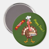 Aimant Bon thanksgiving meilleur (Recto/Verso)