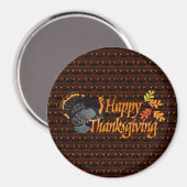 Aimant Bon thanksgiving meilleur (Recto/Verso)