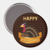Aimant Bon thanksgiving meilleur (Recto/Verso)