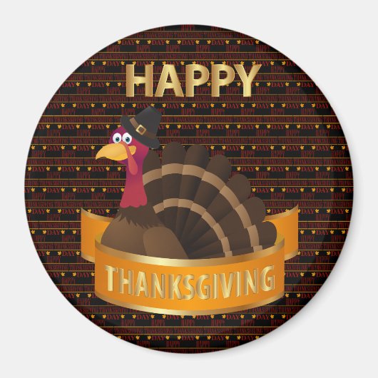 Aimant Bon thanksgiving meilleur (Devant)