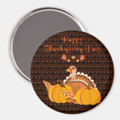 Aimant Bon thanksgiving meilleur (Recto/Verso)