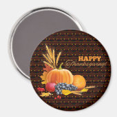 Aimant Bon thanksgiving meilleur (Recto/Verso)