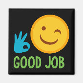Aimant Bon travail Emoji (Devant)