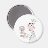 Aimant Bon vin (Recto/Verso)