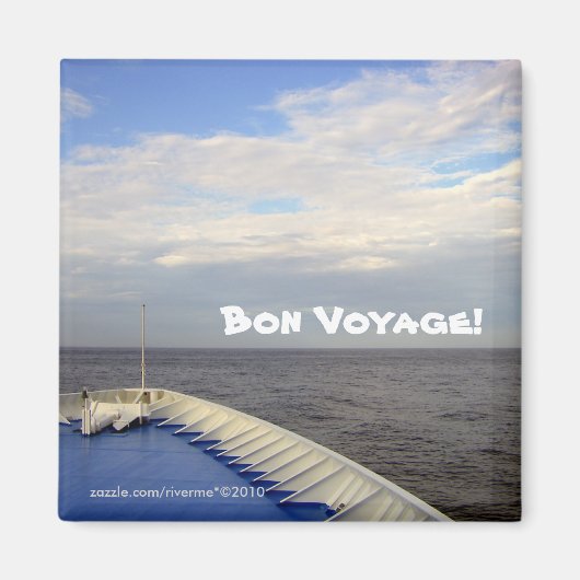 Aimant Bon Voyage ! (Devant)
