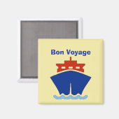 Aimant Bon Voyage, Expédition, modifier le texte (Recto/Verso)