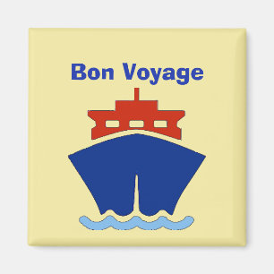 Aimant Bon Voyage, Expédition, modifier le texte