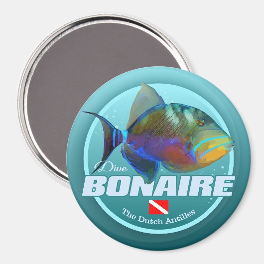 Aimant Bonaire (DD2) (Recto/Verso)