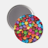 Aimant Bonbon Button Coloré Mignon (Recto/Verso)