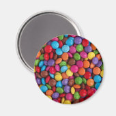 Aimant Bonbons au chocolat coloré (Recto/Verso)