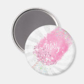 Aimant Bonbons de coton parties scintillant mignonne cein (Recto/Verso)