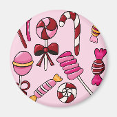 Aimant Bonbons mignons (Devant)