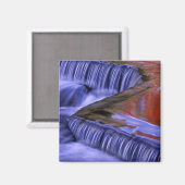 Aimant Bond Falls; reflets de feuilles colorées; (Recto/Verso)