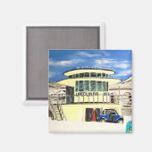 Aimant Bondi Beach Lifeguard Hut (Recto/Verso)