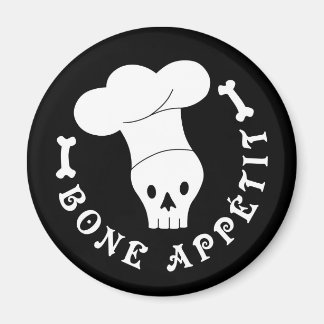 Aimant Bone Appetit Skeleton Chef