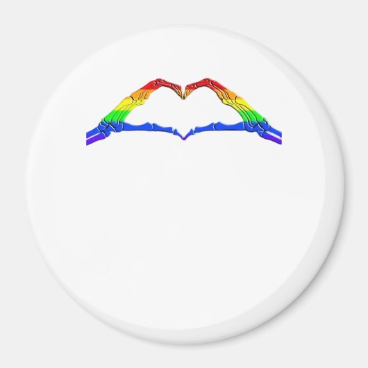 Aimant Bone Hands Heart Classic (Devant)