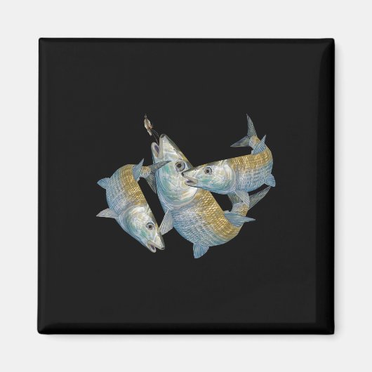 Aimant Bonefish Hunting A Salt Water Fly Fishing & De (Devant)