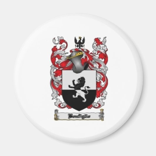 Aimant Bonfiglio Family Crest (Devant)
